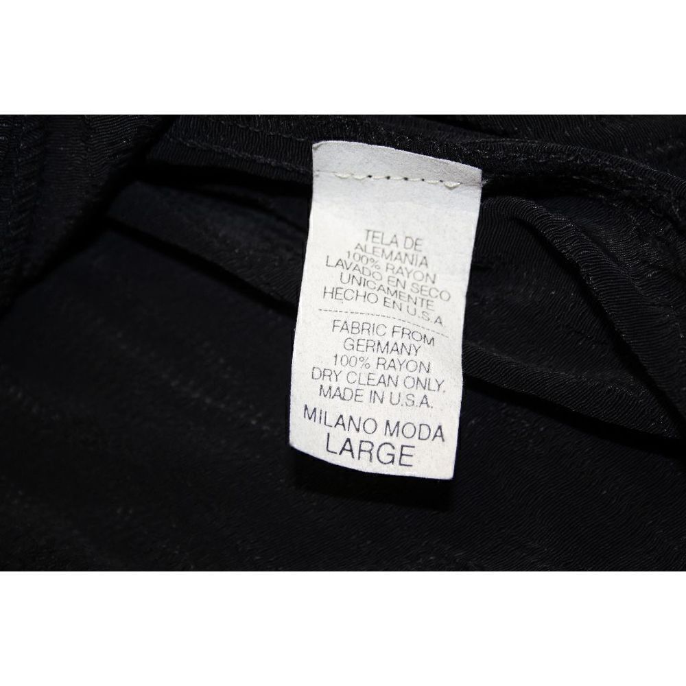 Milano Moda Black Button Down Tunic - Picture 8 of 11